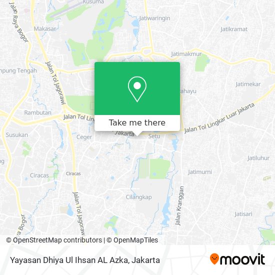 Yayasan Dhiya Ul Ihsan AL Azka map