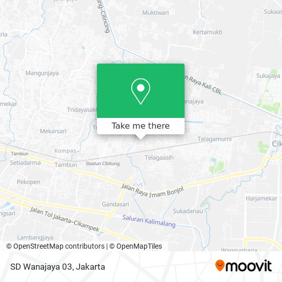 SD Wanajaya 03 map