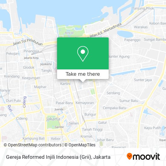 Gereja Reformed Injili Indonesia (Grii) map