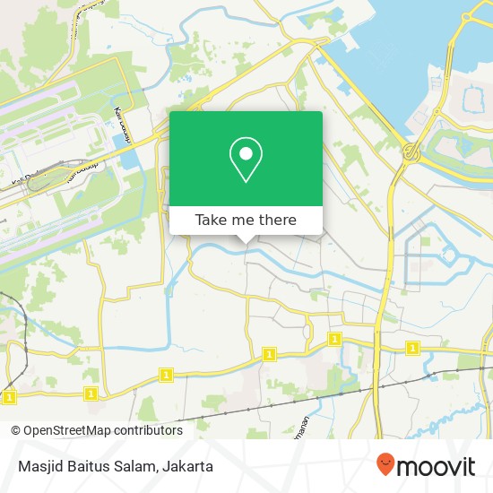 Masjid Baitus Salam map