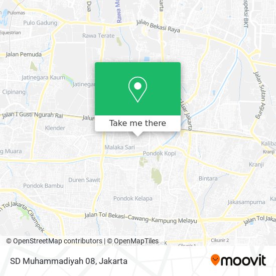 SD Muhammadiyah 08 map