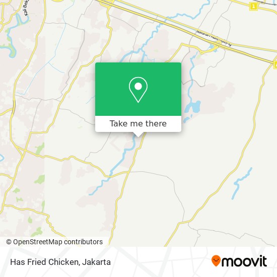 Has Fried Chicken map