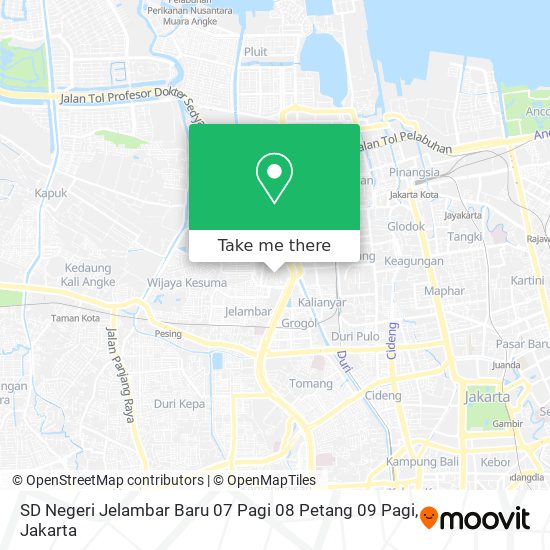 SD Negeri Jelambar Baru 07 Pagi 08 Petang 09 Pagi map