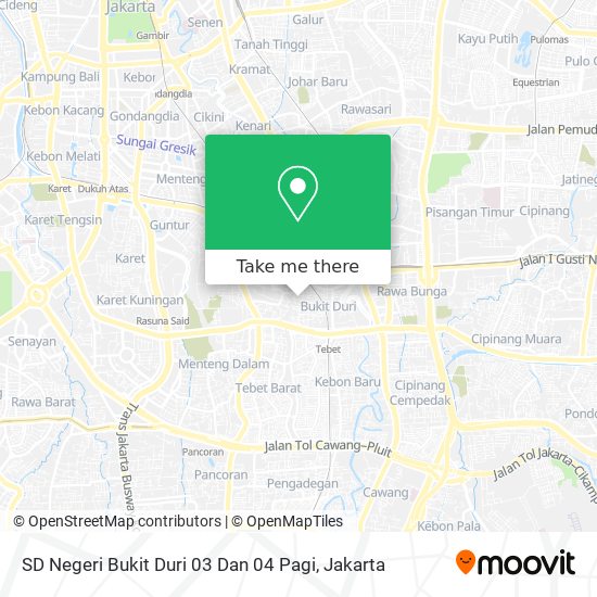 SD Negeri Bukit Duri 03 Dan 04 Pagi map