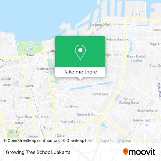 Growing Tree School map