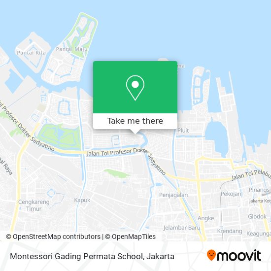 Montessori Gading Permata School map