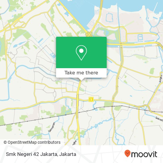 Smk Negeri 42 Jakarta map