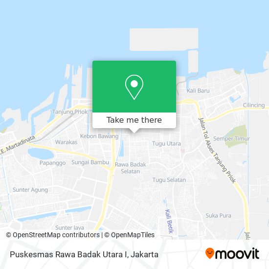 Puskesmas Rawa Badak Utara I map