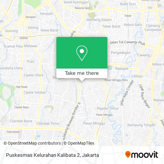 Puskesmas Kelurahan Kalibata 2 map