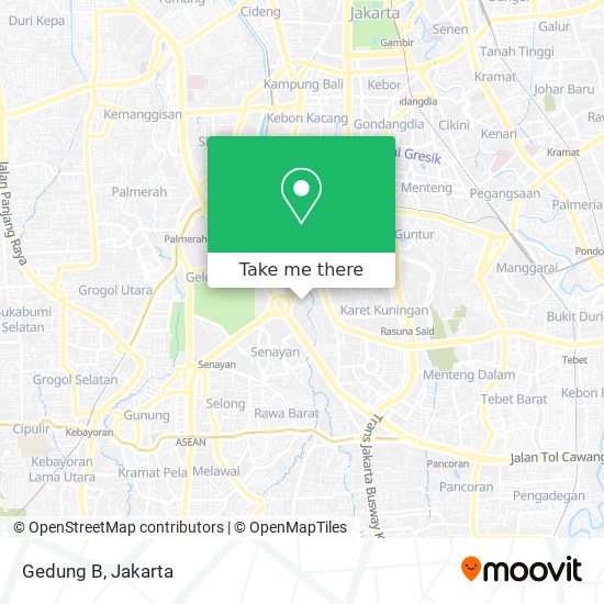 Gedung B map