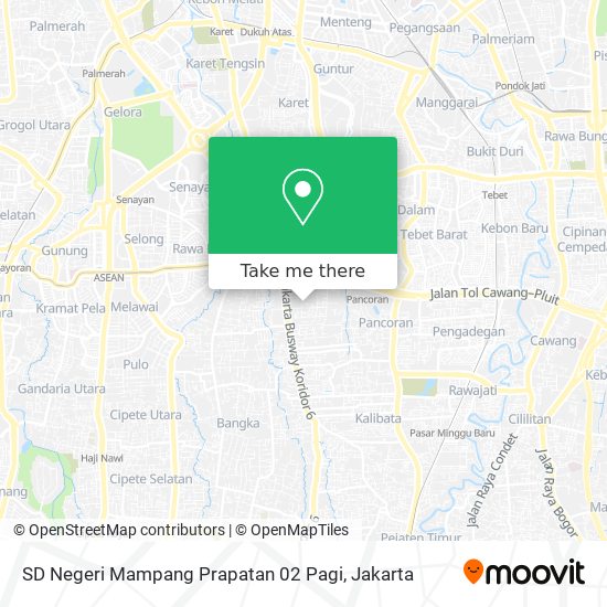 SD Negeri Mampang Prapatan 02 Pagi map