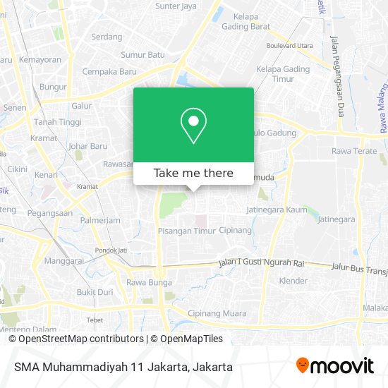 SMA Muhammadiyah 11 Jakarta map