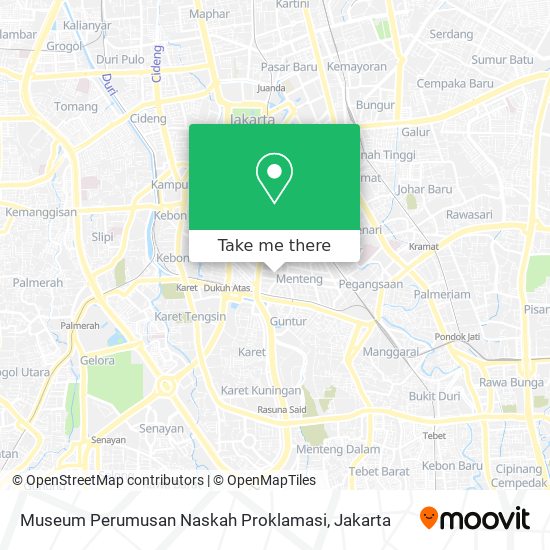 Museum Perumusan Naskah Proklamasi map