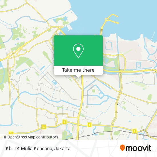 Kb, TK Mulia Kencana map