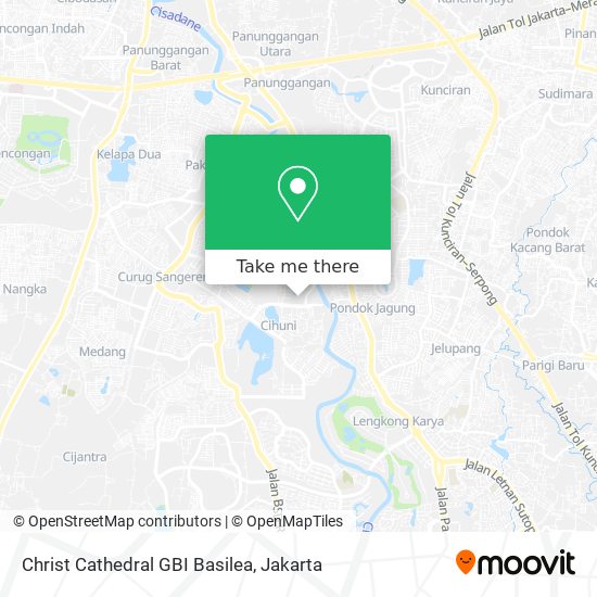 Christ Cathedral GBI Basilea map