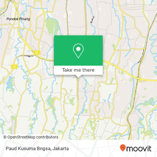 Paud Kusuma Bngsa map