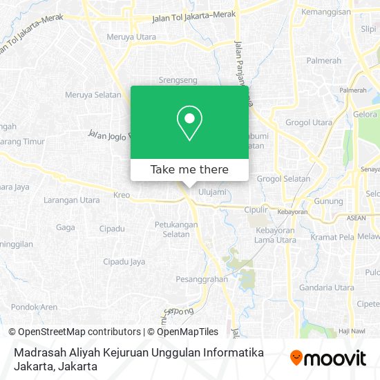 Madrasah Aliyah Kejuruan Unggulan Informatika Jakarta map