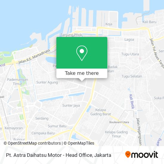 Pt. Astra Daihatsu Motor - Head Office map