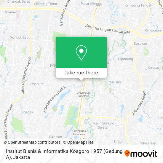 Institut Bisnis & Informatika Kosgoro 1957 (Gedung A) map