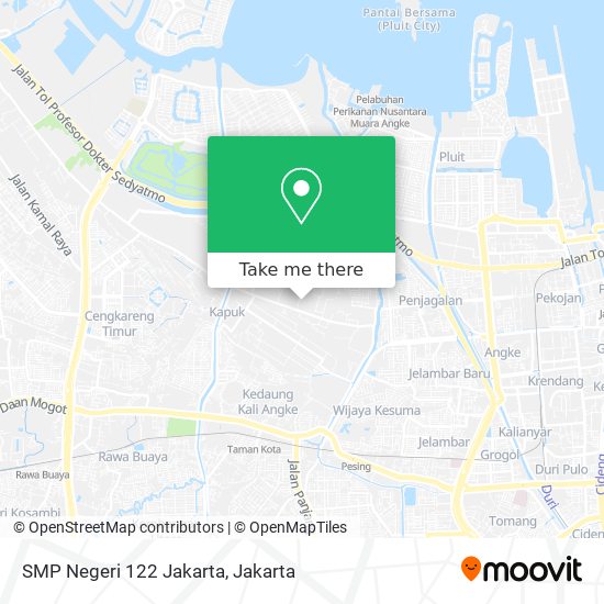 SMP Negeri 122 Jakarta map