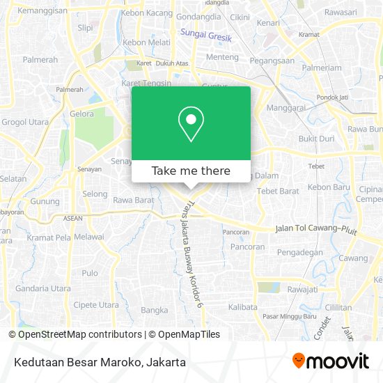 Kedutaan Besar Maroko map