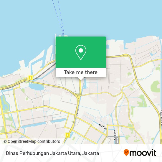 Dinas Perhubungan Jakarta Utara map