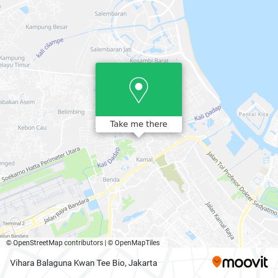Vihara Balaguna Kwan Tee Bio map
