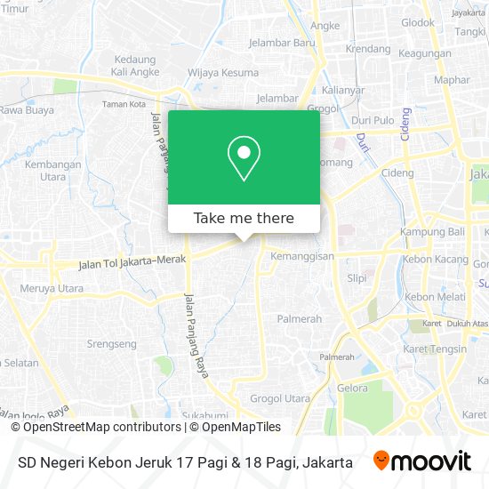 SD Negeri Kebon Jeruk 17 Pagi & 18 Pagi map