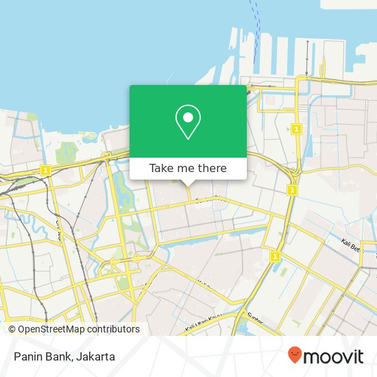 Panin Bank map