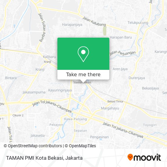 TAMAN PMI Kota Bekasi map