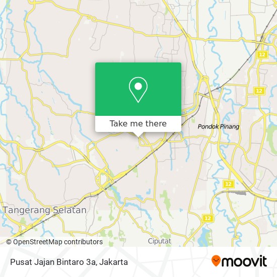 Pusat Jajan Bintaro 3a map
