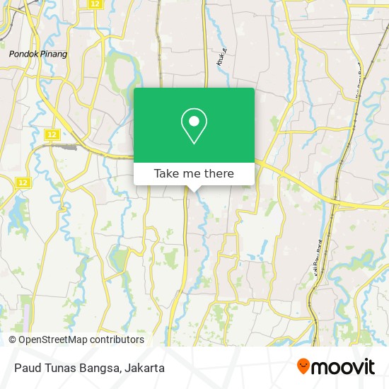 Paud Tunas Bangsa map