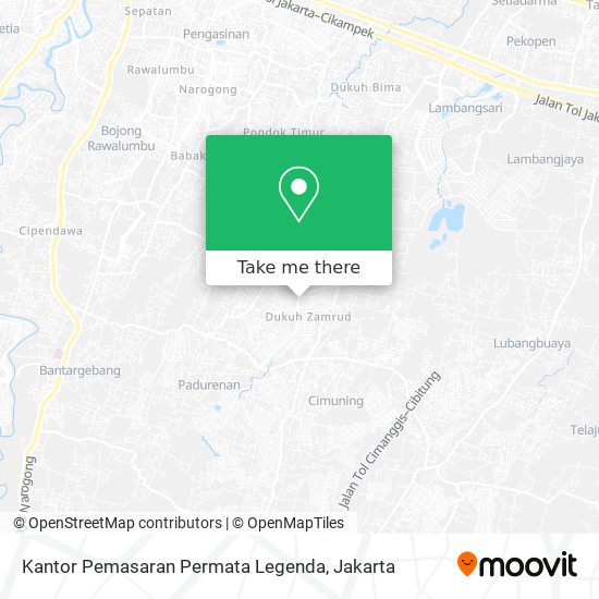 Kantor Pemasaran Permata Legenda map