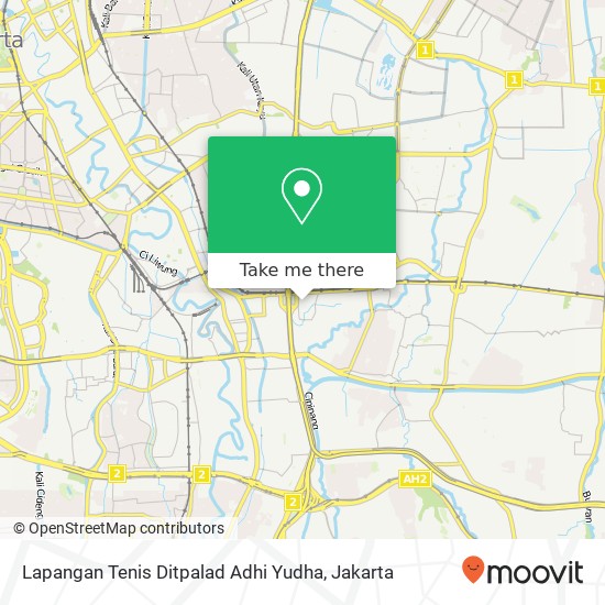 Lapangan Tenis Ditpalad Adhi Yudha map