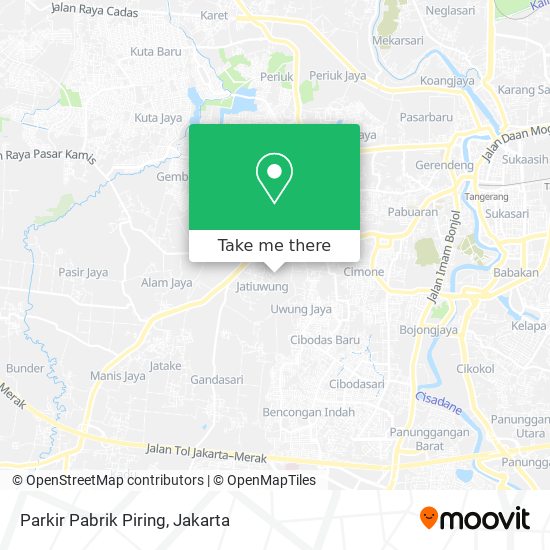 Parkir Pabrik Piring map