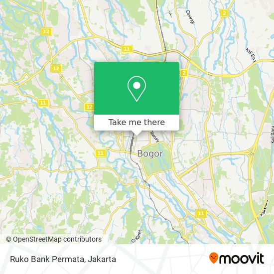 Ruko Bank Permata map