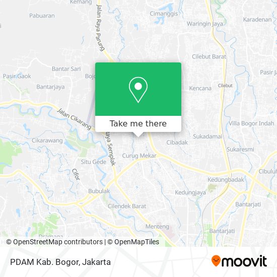 PDAM Kab. Bogor map