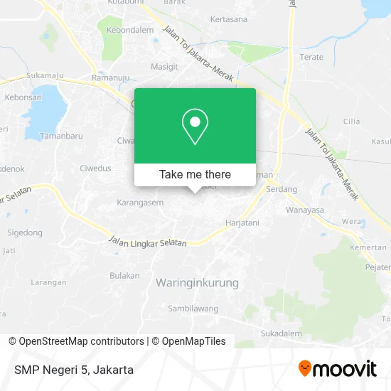 SMP Negeri 5 map