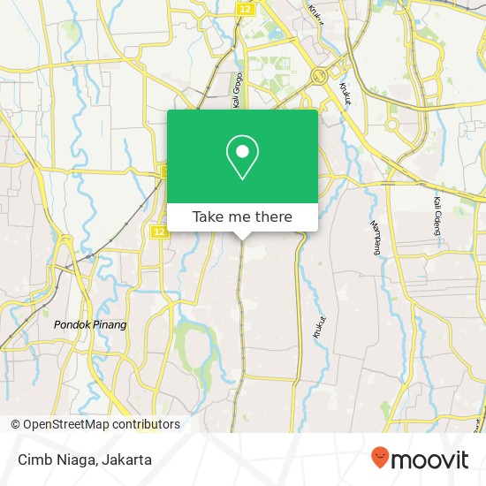 Cimb Niaga map