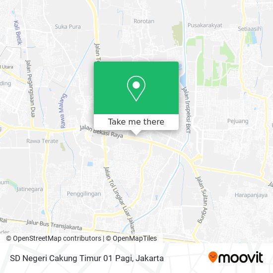 SD Negeri Cakung Timur 01 Pagi map