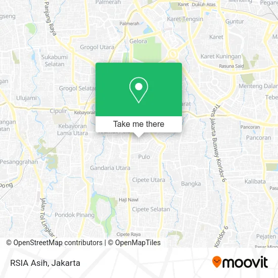 RSIA Asih map