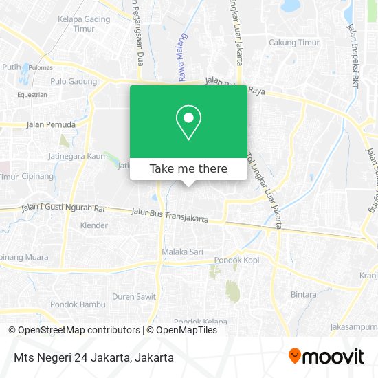 Mts Negeri 24 Jakarta map