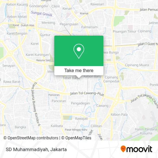 SD Muhammadiyah map