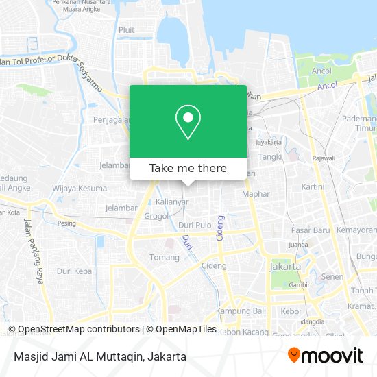 Masjid Jami AL Muttaqin map