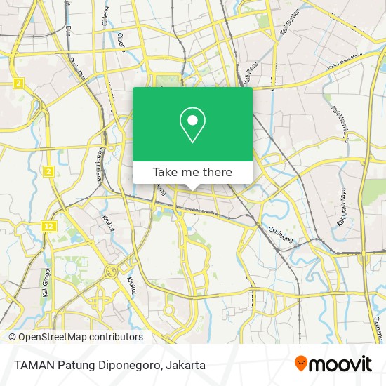 TAMAN Patung Diponegoro map