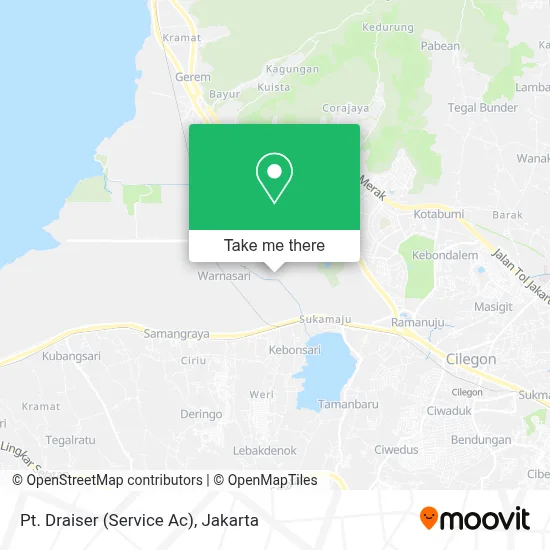 Pt. Draiser (Service Ac) map