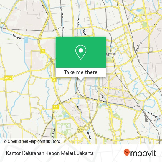 Kantor Kelurahan Kebon Melati map