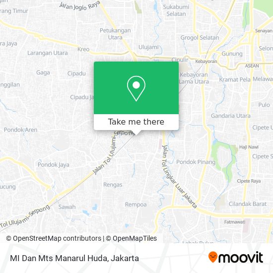 MI Dan Mts Manarul Huda map