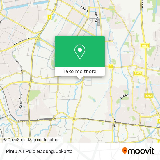 Pintu Air Pulo Gadung map