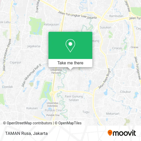 TAMAN Rusa map